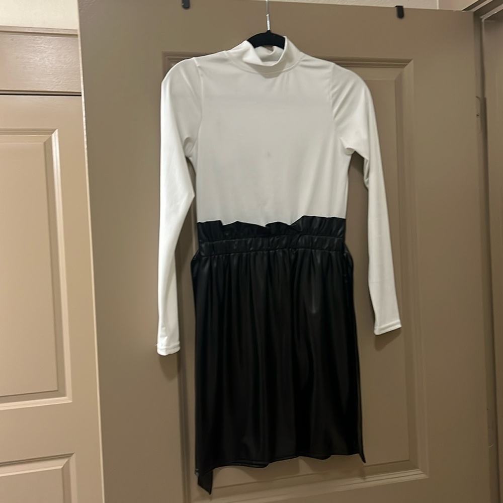 Pleated Long sleeve Dress